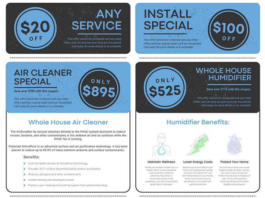 A-Team PHC service special offer coupon